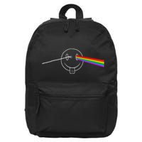 Dark Side Acid House Psychedelic Vibes Design 16 in Basic Backpack
