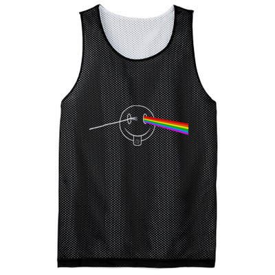 Dark Side Acid House Psychedelic Vibes Design Mesh Reversible Basketball Jersey Tank