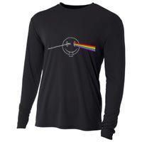 Dark Side Acid House Psychedelic Vibes Design Cooling Performance Long Sleeve Crew