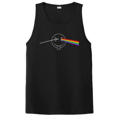 Dark Side Acid House Psychedelic Vibes Design PosiCharge Competitor Tank