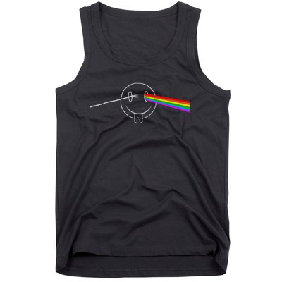 Dark Side Acid House Psychedelic Vibes Design Tank Top