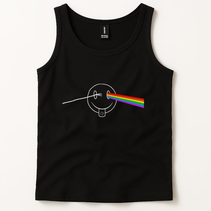 Dark Side Acid House Psychedelic Vibes Design Tank Top