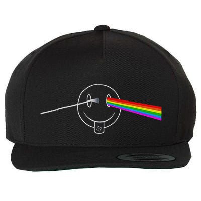 Dark Side Acid House Psychedelic Vibes Design Wool Snapback Cap