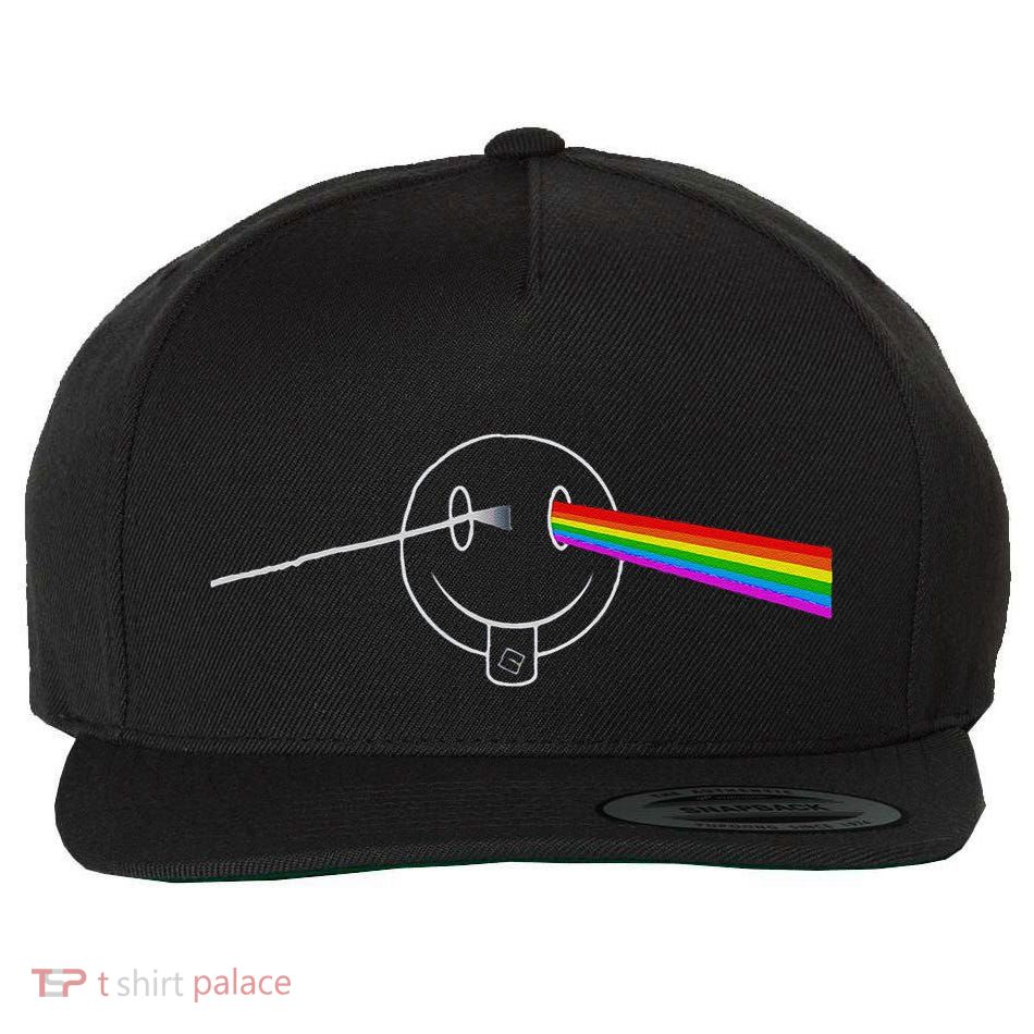 Dark Side Acid House Psychedelic Vibes Design Wool Snapback Cap