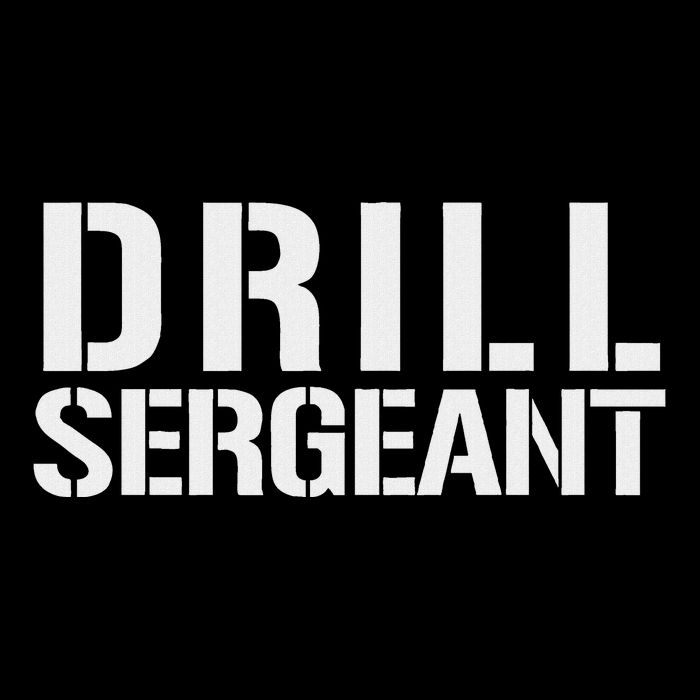 Drill Sergeant Army Boot Camp Full-Length Apron With Pockets