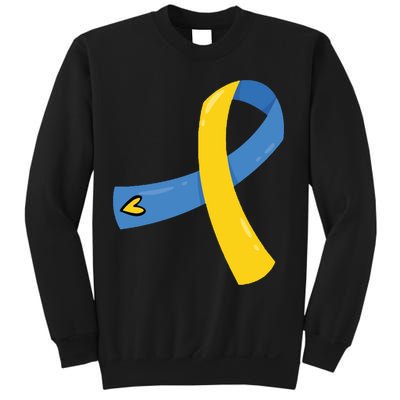 Down Syndrome Awareness Ribbon Sweatshirt