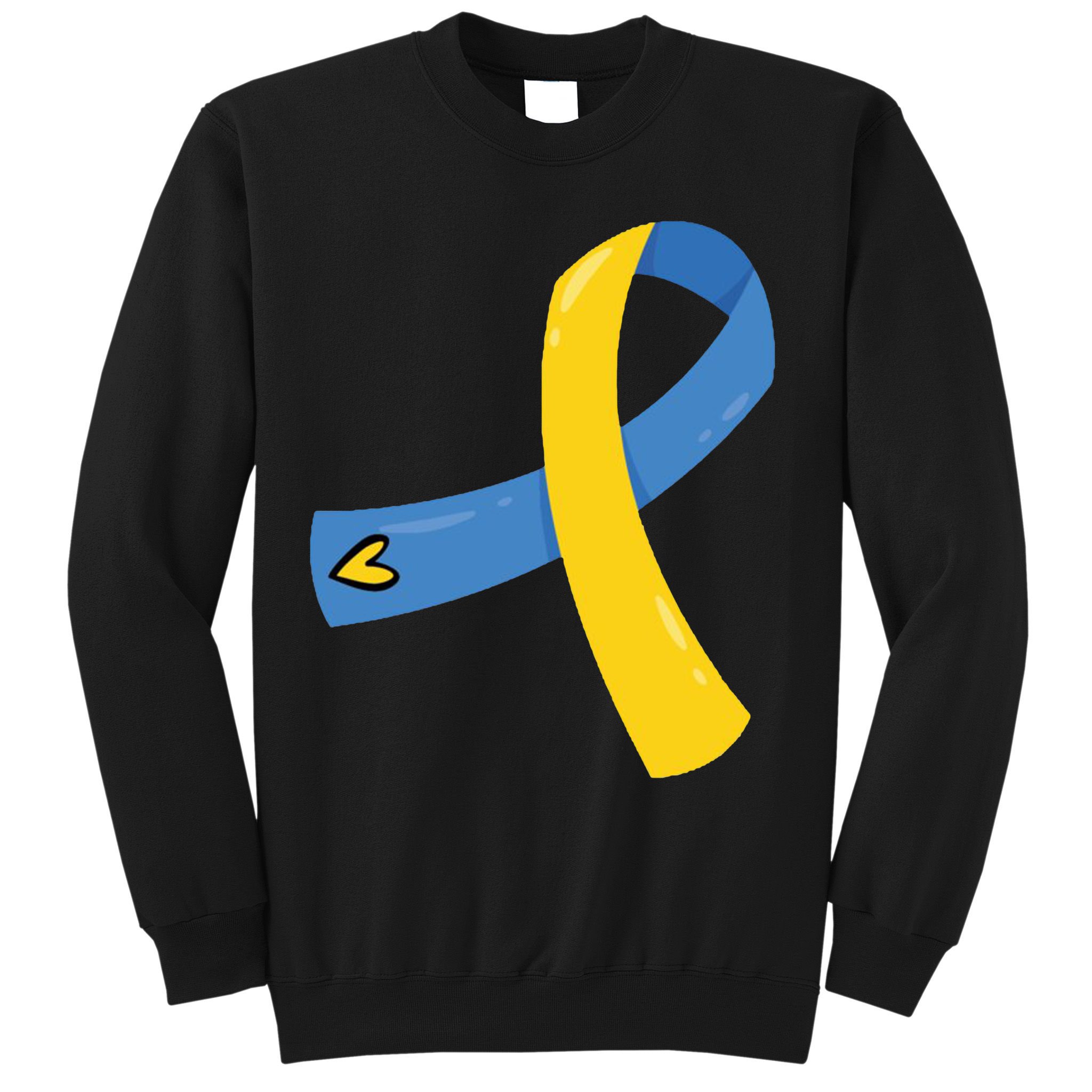 Down Syndrome Awareness Ribbon Sweatshirt