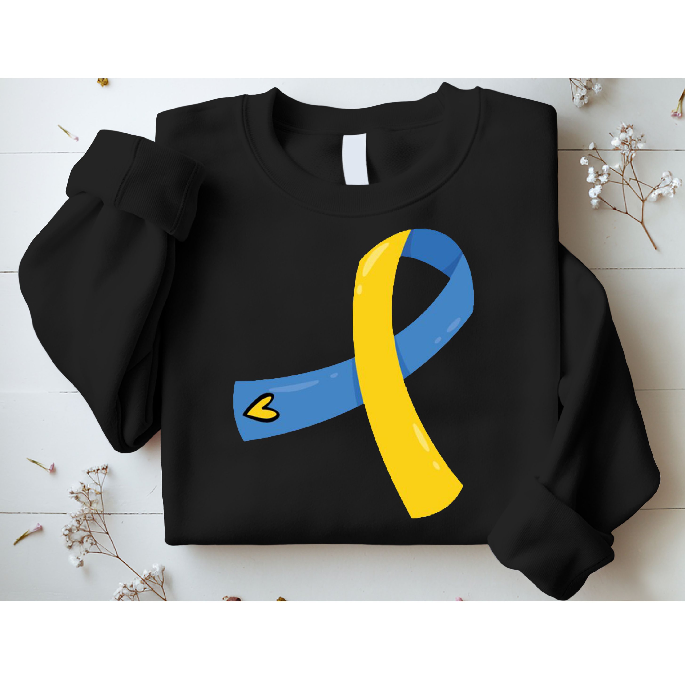 Down Syndrome Awareness Ribbon Sweatshirt