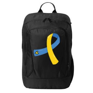 Down Syndrome Awareness Ribbon City Backpack