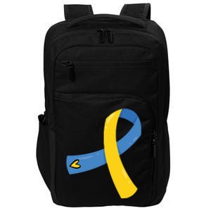 Down Syndrome Awareness Ribbon Impact Tech Backpack