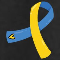 Down Syndrome Awareness Ribbon Adult Drive Performance Visor