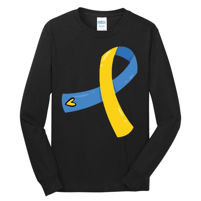 Down Syndrome Awareness Ribbon Tall Long Sleeve T-Shirt