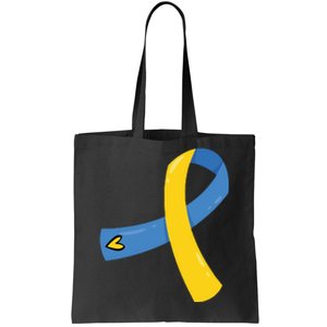 Down Syndrome Awareness Ribbon Tote Bag