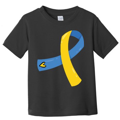 Down Syndrome Awareness Ribbon Toddler T-Shirt