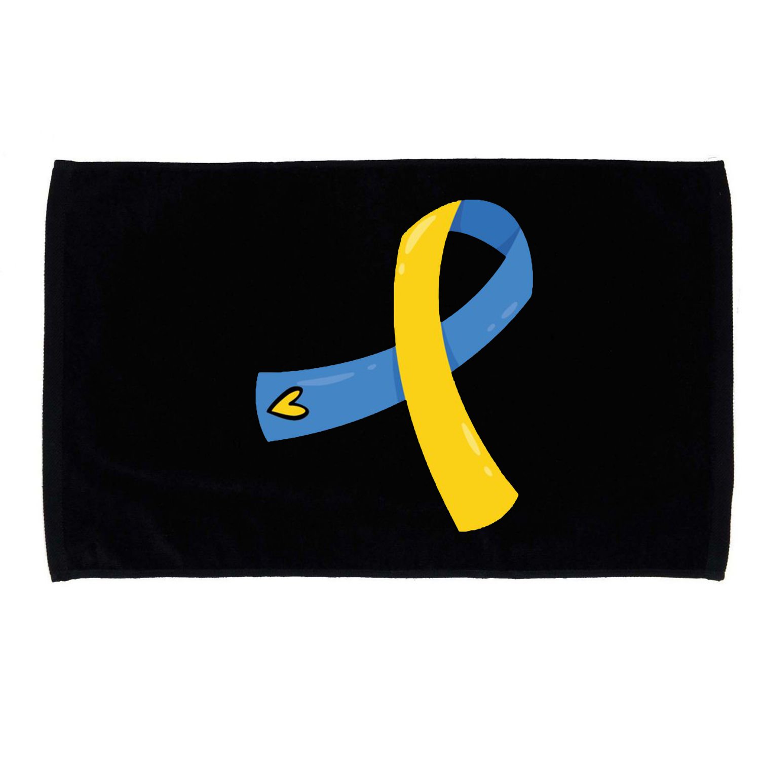 Down Syndrome Awareness Ribbon Microfiber Hand Towel