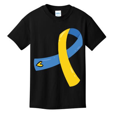 Down Syndrome Awareness Ribbon Kids T-Shirt