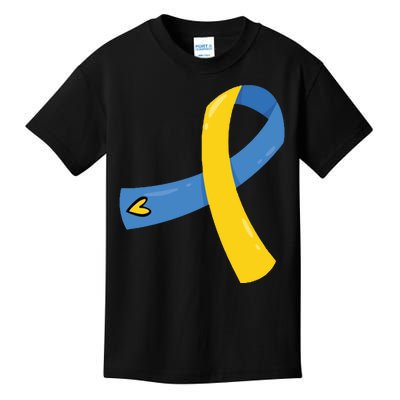 Down Syndrome Awareness Ribbon Kids T-Shirt