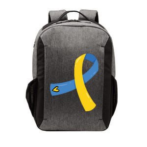 Down Syndrome Awareness Ribbon Vector Backpack