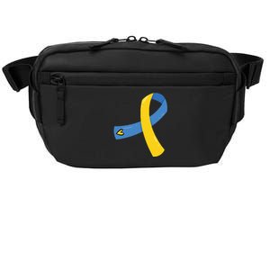 Down Syndrome Awareness Ribbon Crossbody Pack