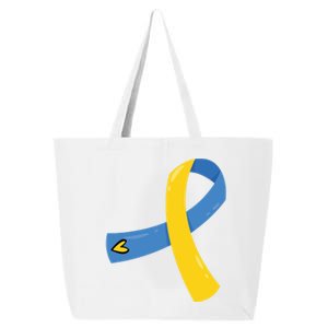 Down Syndrome Awareness Ribbon 25L Jumbo Tote