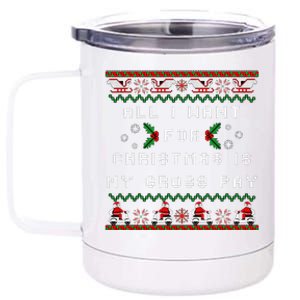 Dear Santa All I Want For Christmas Is My Gross Pay Xmas 12 oz Stainless Steel Tumbler Cup