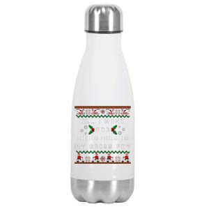 Dear Santa All I Want For Christmas Is My Gross Pay Xmas Stainless Steel Insulated Water Bottle