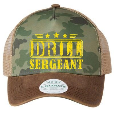 Drill Sergeant A Drill Team Or Warrant Officer Legacy Tie Dye Trucker Hat