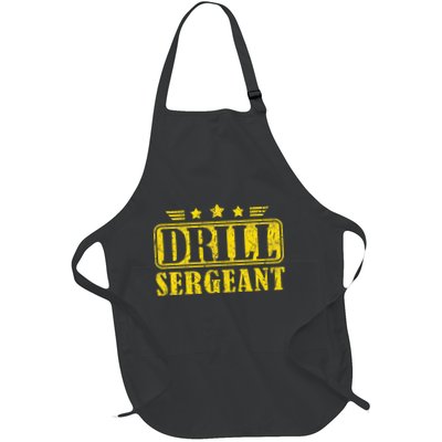 Drill Sergeant A Drill Team Or Warrant Officer Full-Length Apron With Pockets