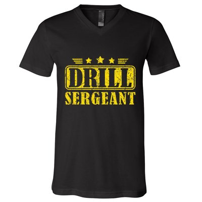 Drill Sergeant A Drill Team Or Warrant Officer V-Neck T-Shirt