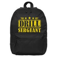 Drill Sergeant A Drill Team Or Warrant Officer 16 in Basic Backpack