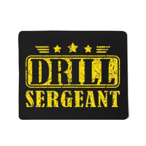 Drill Sergeant A Drill Team Or Warrant Officer Mousepad