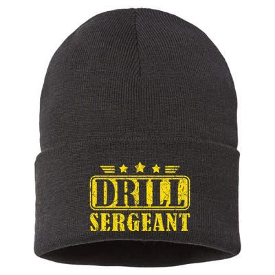 Drill Sergeant A Drill Team Or Warrant Officer Sustainable Knit Beanie