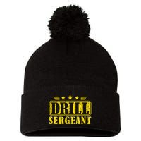 Drill Sergeant A Drill Team Or Warrant Officer Pom Pom 12in Knit Beanie