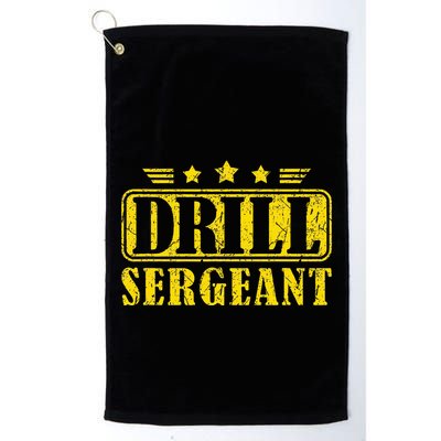 Drill Sergeant A Drill Team Or Warrant Officer Golf Towel