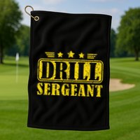 Drill Sergeant A Drill Team Or Warrant Officer Golf Towel