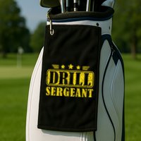 Drill Sergeant A Drill Team Or Warrant Officer Golf Towel