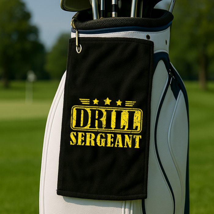 Drill Sergeant A Drill Team Or Warrant Officer Golf Towel