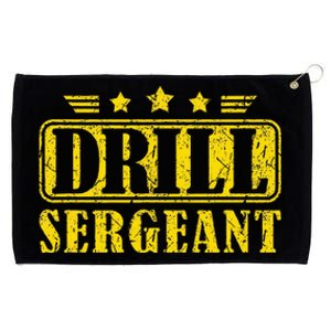 Drill Sergeant A Drill Team Or Warrant Officer Grommeted Golf Towel