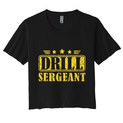 Drill Sergeant A Drill Team Or Warrant Officer Crop Top