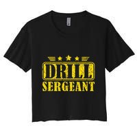 Drill Sergeant A Drill Team Or Warrant Officer Crop Top