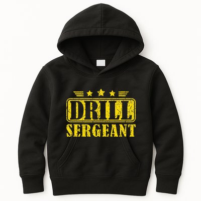Drill Sergeant A Drill Team Or Warrant Officer Kids Hoodie