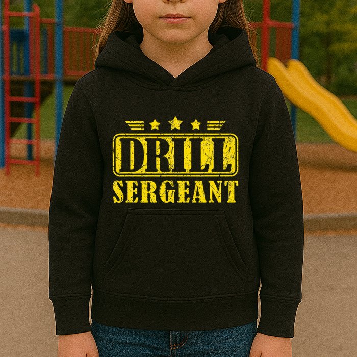 Drill Sergeant A Drill Team Or Warrant Officer Kids Hoodie
