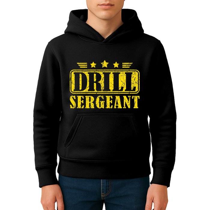 Drill Sergeant A Drill Team Or Warrant Officer Kids Hoodie