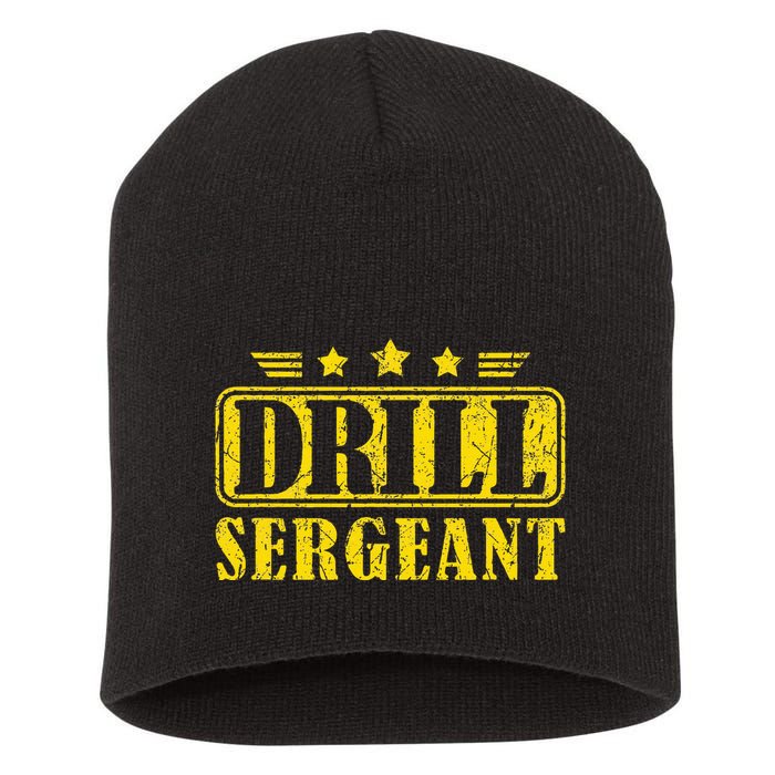 Drill Sergeant A Drill Team Or Warrant Officer Short Acrylic Beanie