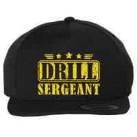 Drill Sergeant A Drill Team Or Warrant Officer Wool Snapback Cap
