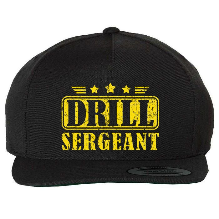 Drill Sergeant A Drill Team Or Warrant Officer Wool Snapback Cap