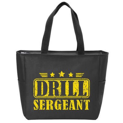 Drill Sergeant A Drill Team Or Warrant Officer Zip Tote Bag