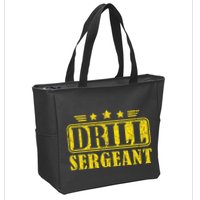 Drill Sergeant A Drill Team Or Warrant Officer Zip Tote Bag