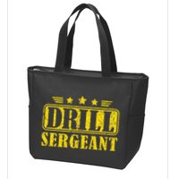 Drill Sergeant A Drill Team Or Warrant Officer Zip Tote Bag