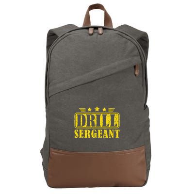 Drill Sergeant A Drill Team Or Warrant Officer Cotton Canvas Backpack